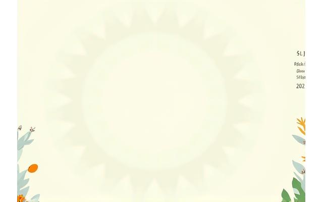 Seasonal maintenance calendar with ecological icons