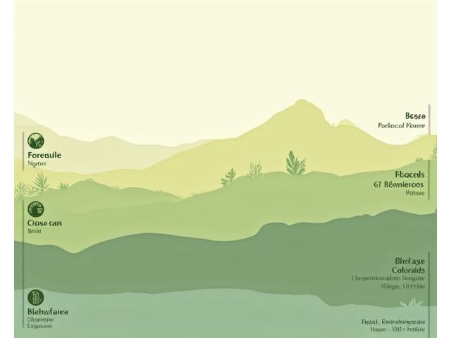 Infographic showing various Colorado elevation zones and characteristic native plants for each, from plains to alpine.