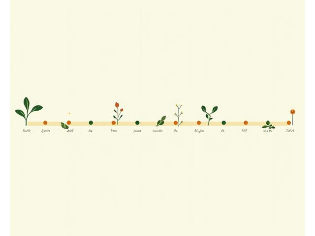 A simplified calendar highlighting prime seasons for native plant sales and planting events in Colorado.