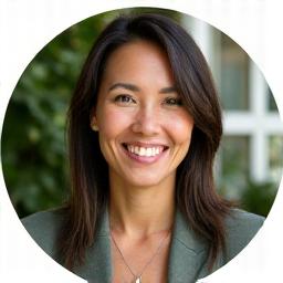 Portrait of Elara Vance, smiling landscape architect